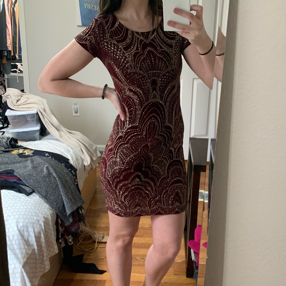 Sparkly mini dress